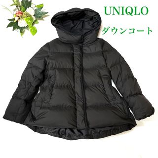 ユニクロ(UNIQLO)のちょこ様 専用 ユニクロ【M】ダウン フェザー パウダーソフトダウンコート(ダウンコート)