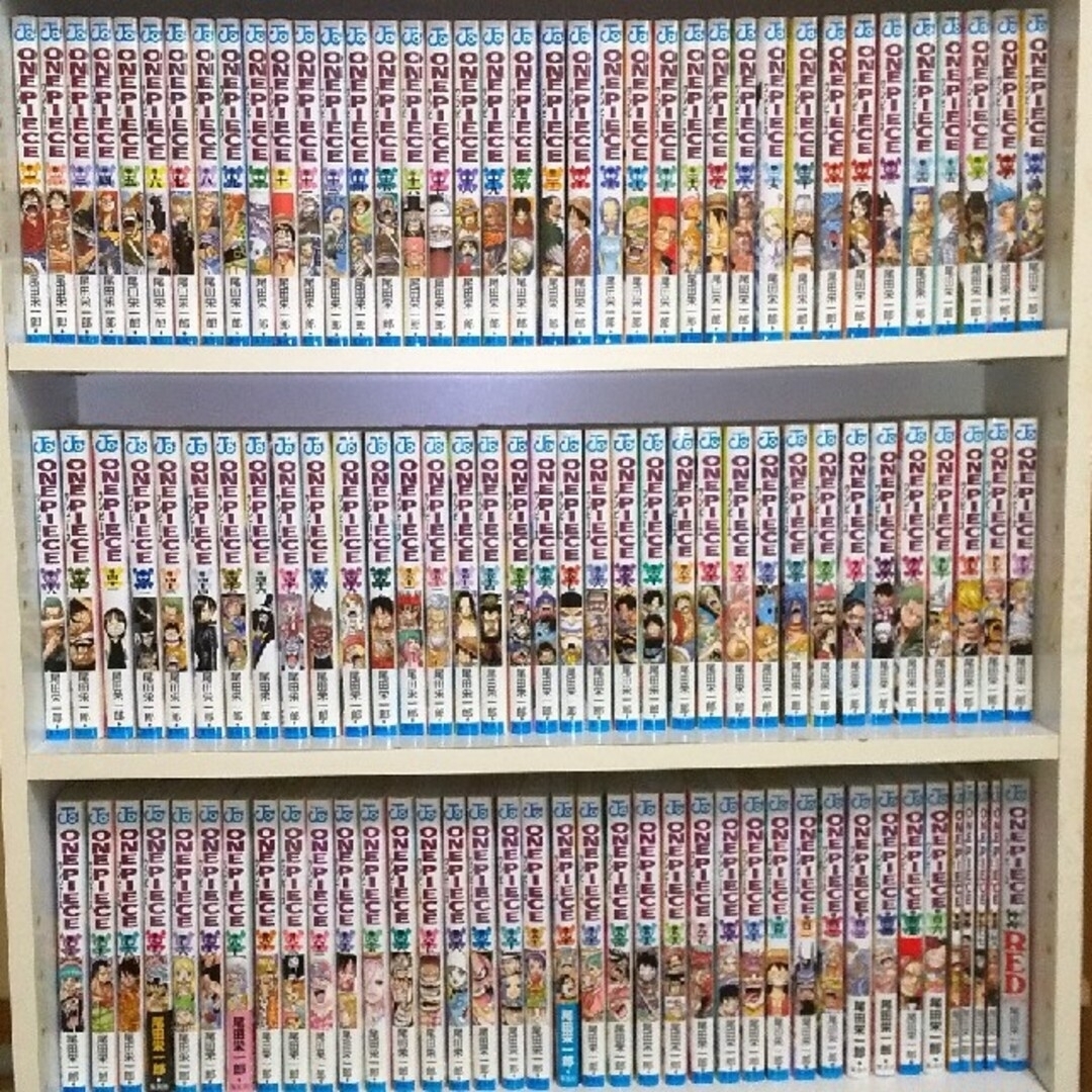 ONE PIECE ワンピース 1〜105巻 全巻セット おまけ関連書籍7冊付き