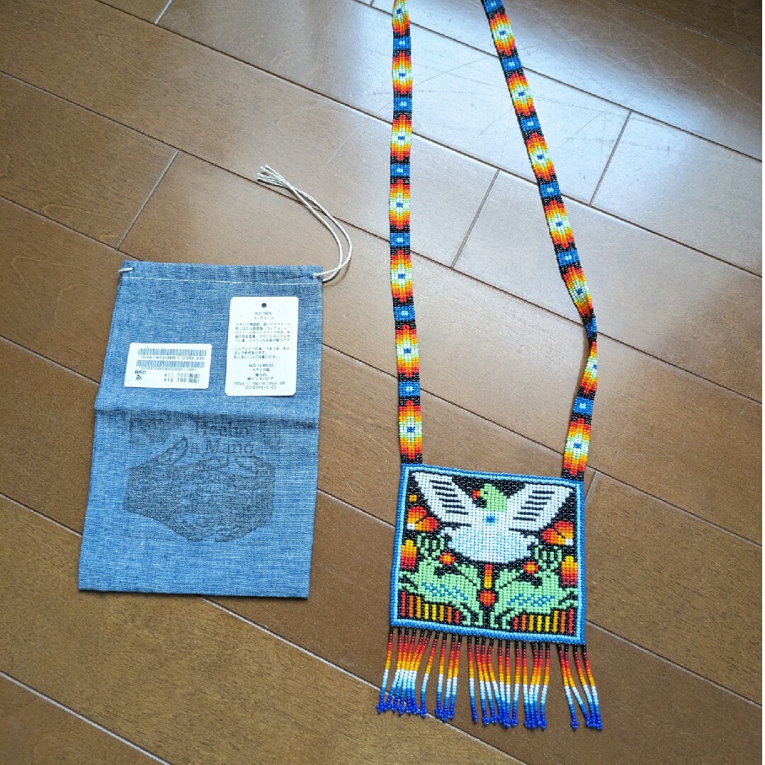 Huichol ビーズネックレス新品