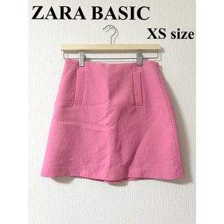 ザラ(ZARA)のZARA BASIC XS ピンク　ピンクスカート　ミニスカート　コスプレ(ミニスカート)