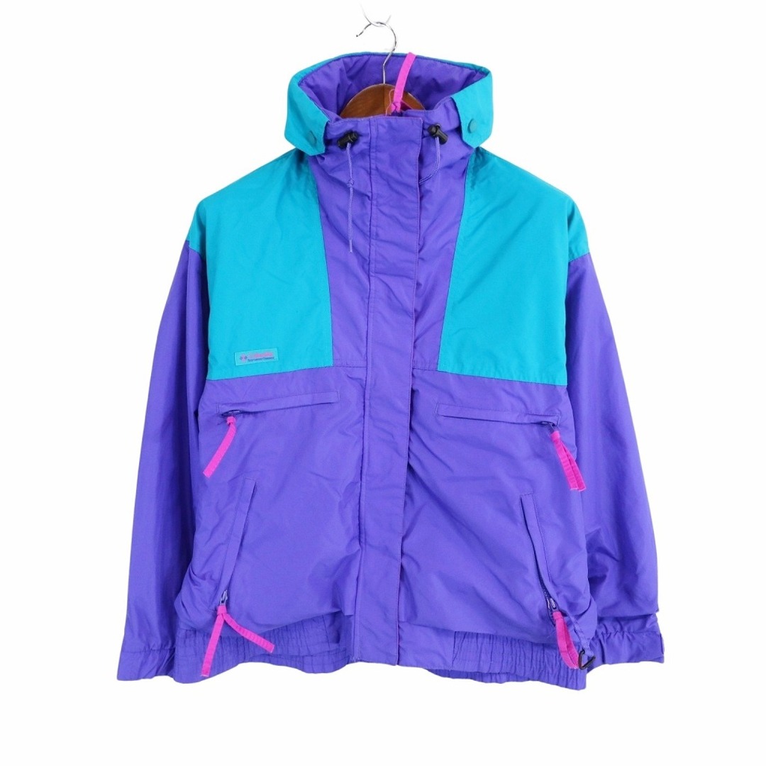 90年代 Columbia コロンビア Radial Sleeve ジャケット アウトドア アウター 防寒 パープル (レディース M)   O5581