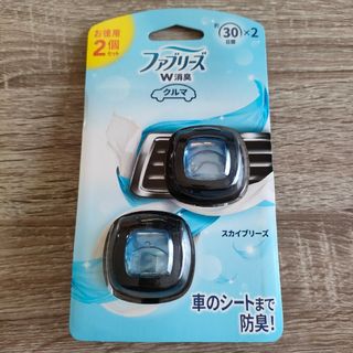 ピーアンドジー(P&G)のファブリーズ W消臭 車用 送風口用 2個入 P＆G スカイブリーズ(車内アクセサリ)