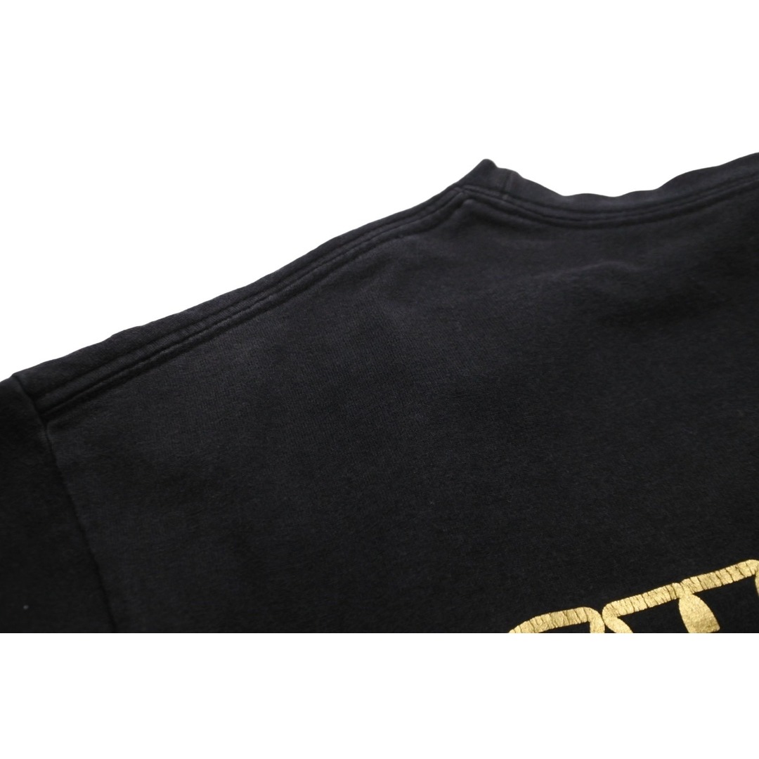 SWAGGER スワッガー × GHOSTFACE KILLAH ゴーストファイスキラー コラボ 半袖Ｔシャツ コットン ブラック ゴールド 良品  55060