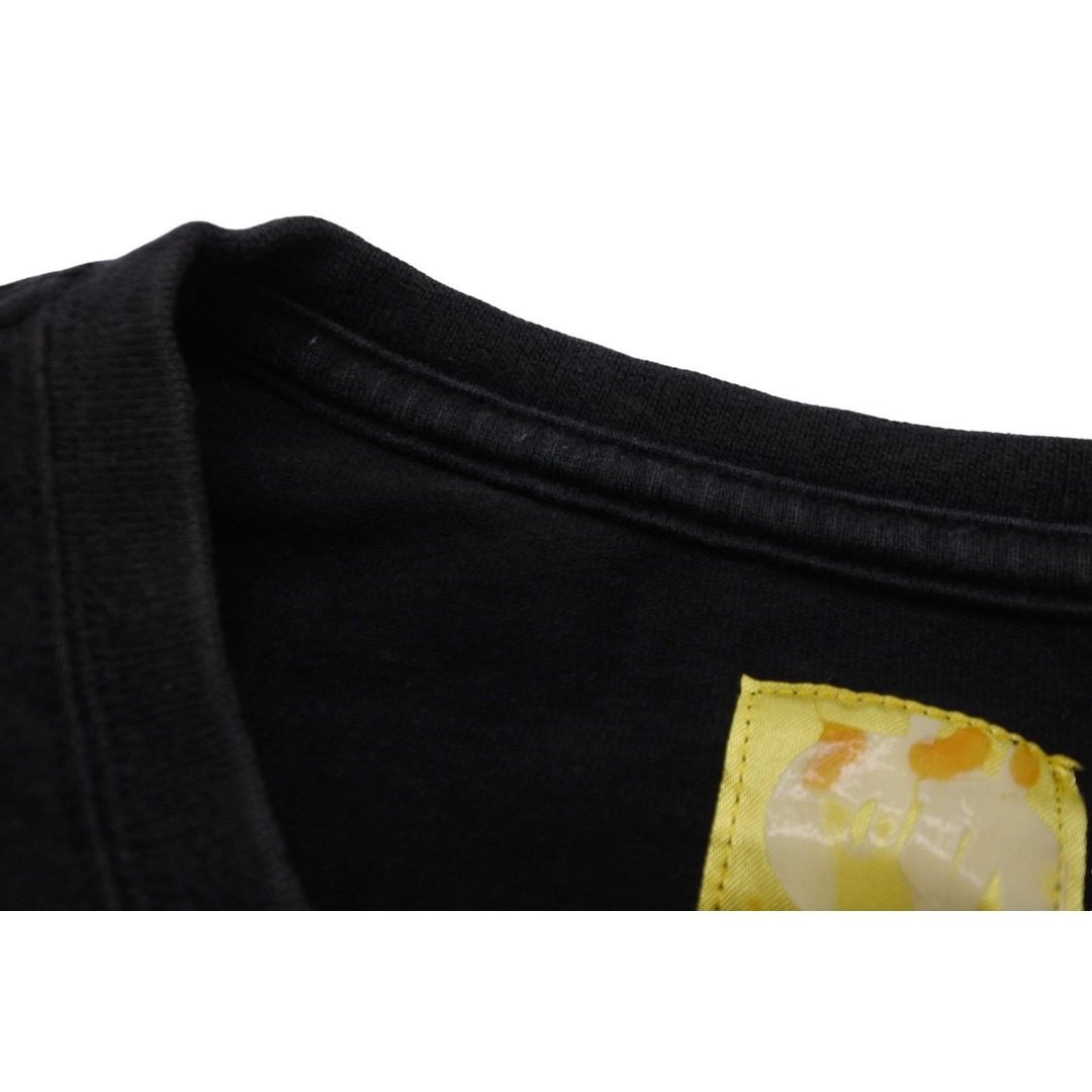 SWAGGER スワッガー × GHOSTFACE KILLAH ゴーストファイスキラー コラボ 半袖Ｔシャツ コットン ブラック ゴールド 良品  55060