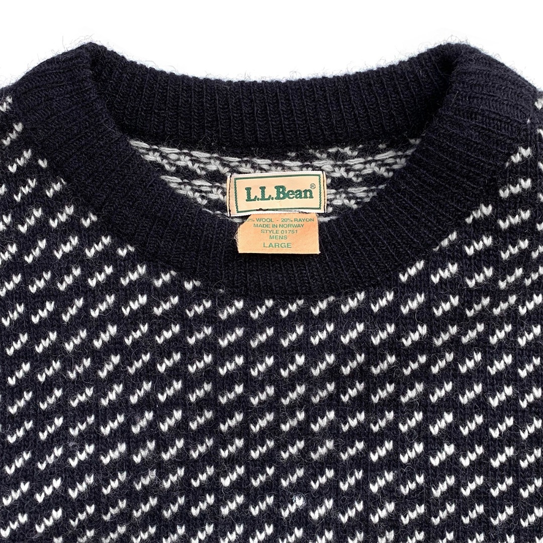 L.L.Bean - 在原みゆ紀着用|LL Bean 80-90s バーズアイ・セーター [L