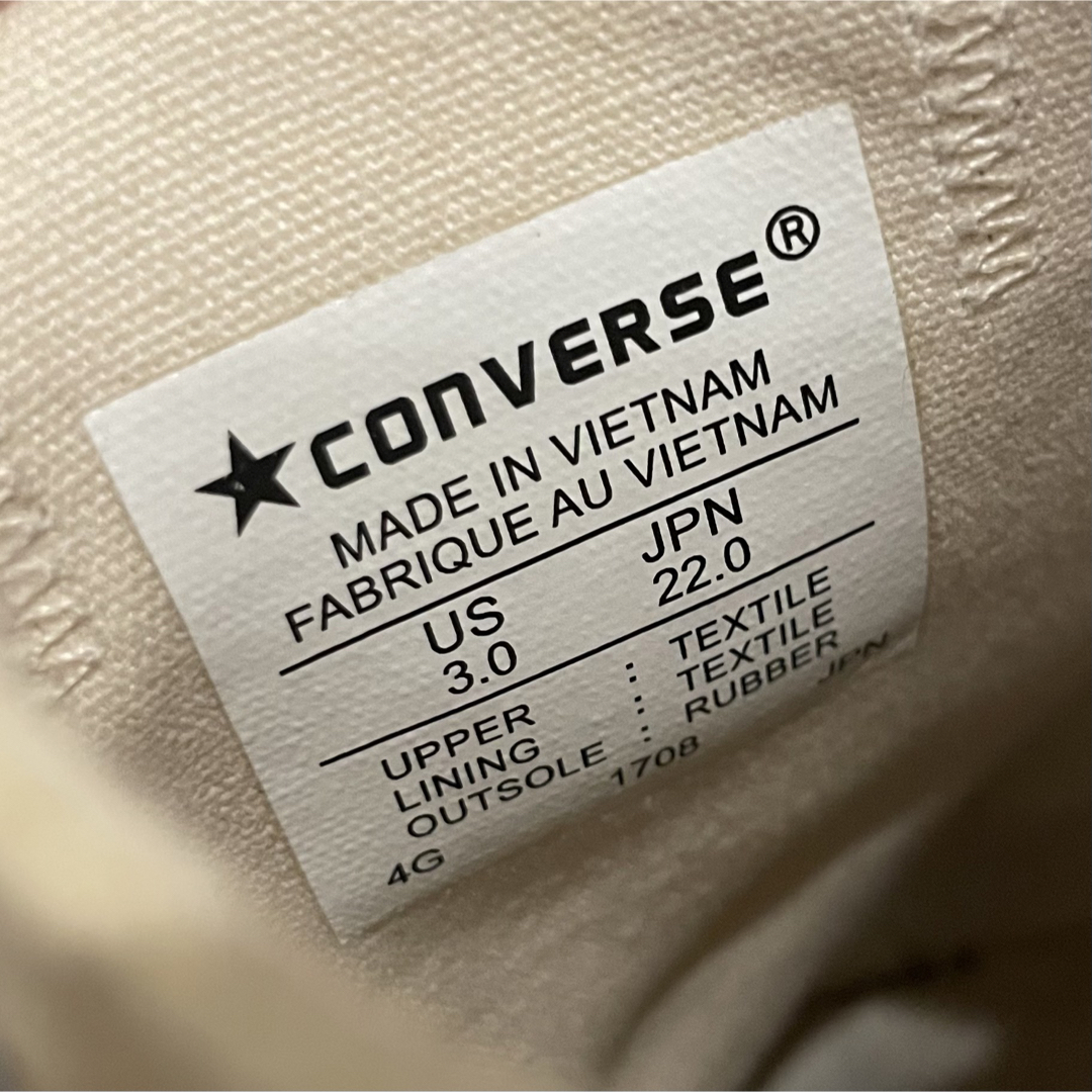 ALL STAR（CONVERSE）(オールスター)のCONVERSE コンバース ノーカットスニーカー レディースの靴/シューズ(スニーカー)の商品写真