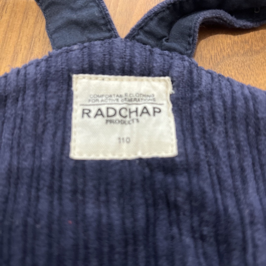 RADCHAP(ラッドチャップ)のコーデュロイジャンパースカート RADCHAP 110 キッズ/ベビー/マタニティのキッズ服女の子用(90cm~)(スカート)の商品写真