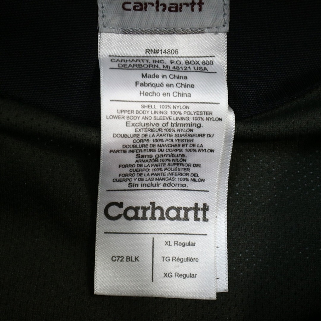 Carhartt / c72 / BLACK / ナイロンジャケット