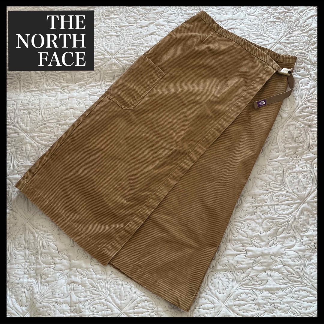 THE NORTH FACE(ザノースフェイス)の☆THE NORTH FACE☆ザノースフェイス☆コーデュロイロング巻きスカート スポーツ/アウトドアのアウトドア(その他)の商品写真