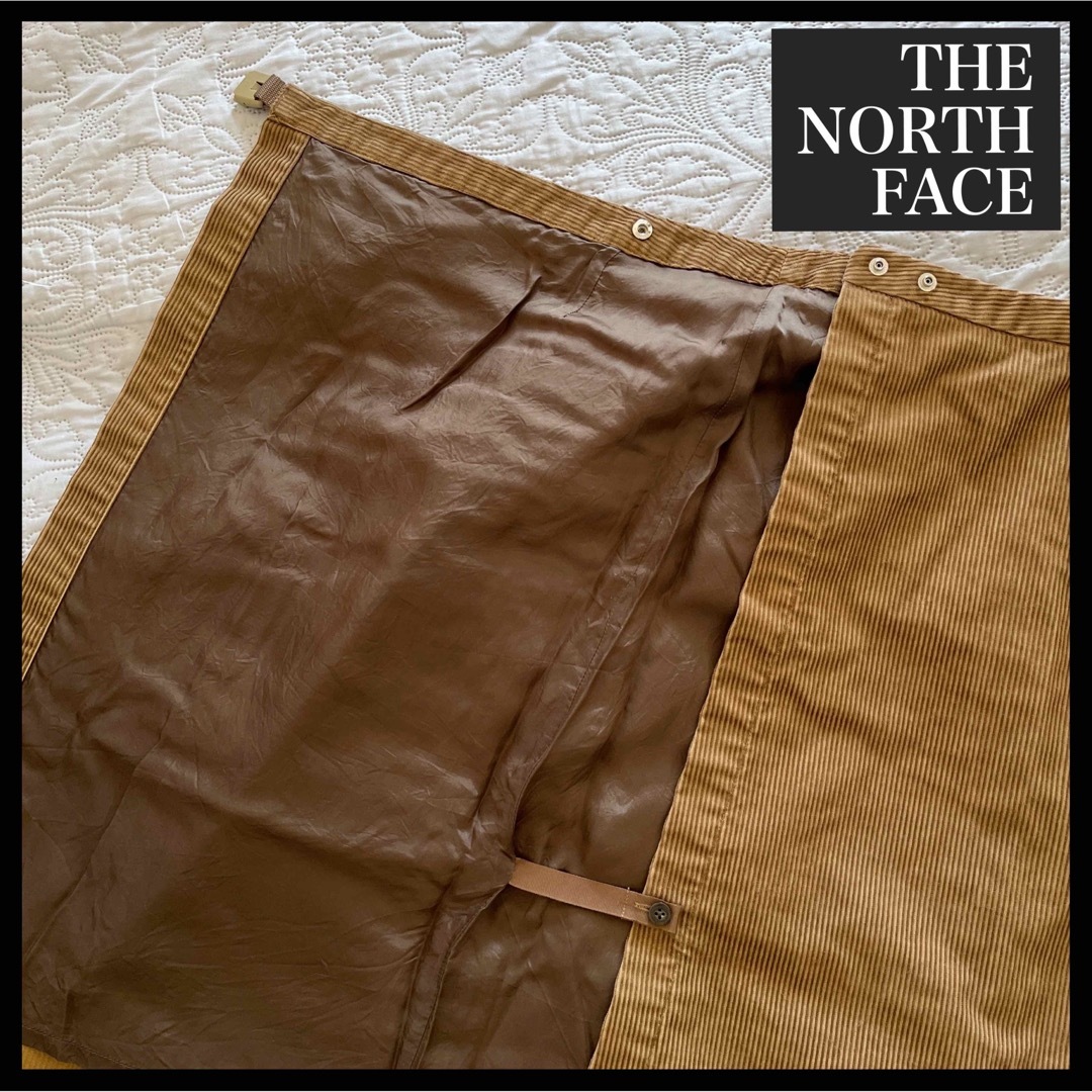 THE NORTH FACE(ザノースフェイス)の☆THE NORTH FACE☆ザノースフェイス☆コーデュロイロング巻きスカート スポーツ/アウトドアのアウトドア(その他)の商品写真