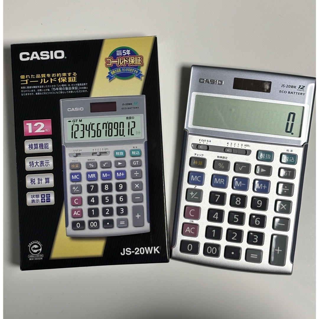 CASIO 本格実務電卓 電卓 JS-20WK