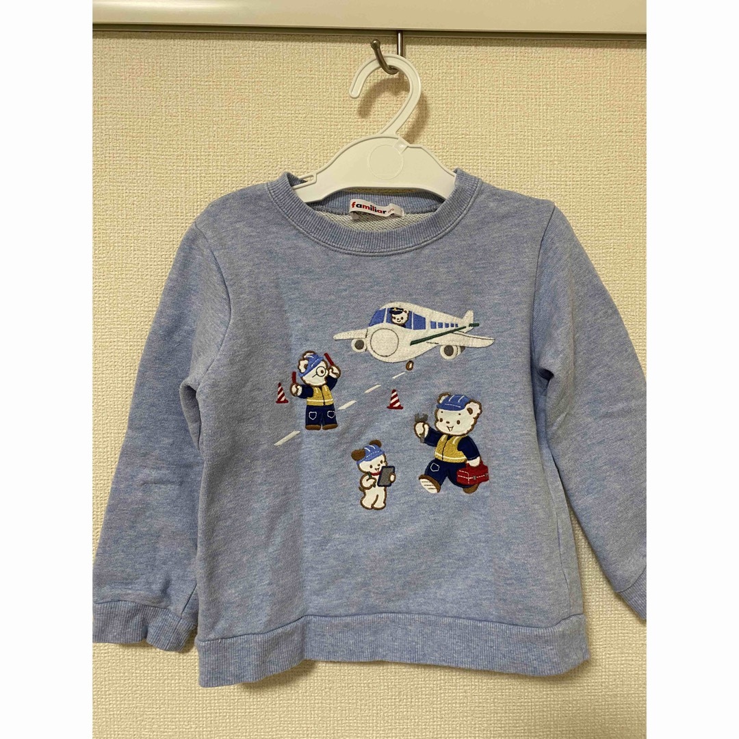 familiar(ファミリア)のファミリア　familiar キッズ　トレーナー　100 キッズ/ベビー/マタニティのキッズ服男の子用(90cm~)(Tシャツ/カットソー)の商品写真