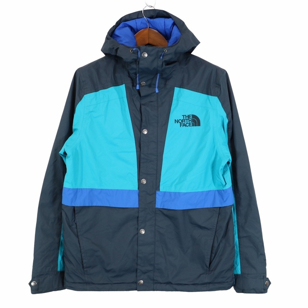 THE NORTH FACE ノースフェイス 中綿マウンテンパーカー アウトドア キャンプ アウター 防寒 スカイブルー (メンズ M)  古着 O5633のサムネイル