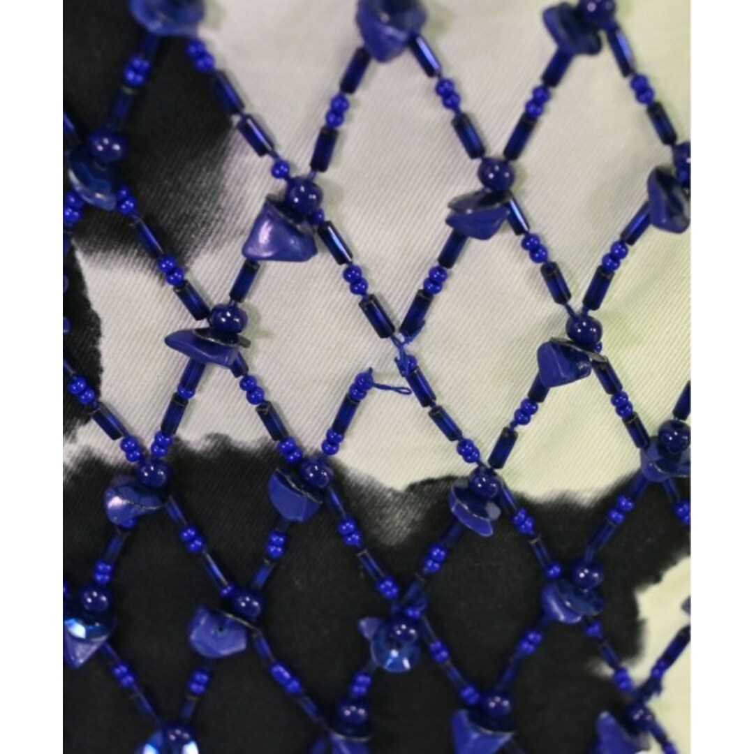 DRIES VAN NOTEN ドリスヴァンノッテン ワンピース S 黒x白x青 6