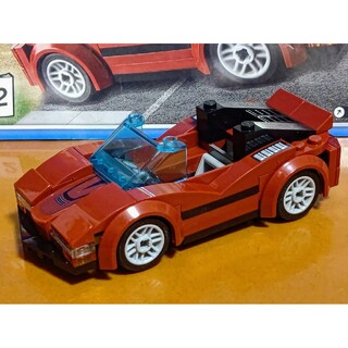 レゴ(Lego)のレゴ★シティ スポーツカー（ダークレッド） 美品 人気(その他)