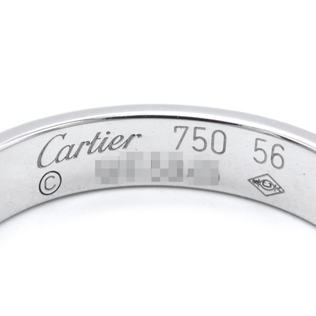 Cartier(カルティエ)のカルティエ ハッピーバースデー リング K18 ホワイトゴールド ＃56 K18WG 指輪 16号 レディースのアクセサリー(リング(指輪))の商品写真