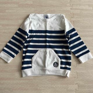 プチバトー(PETIT BATEAU)のプチバトー　ボーダートレーナー(トレーナー)