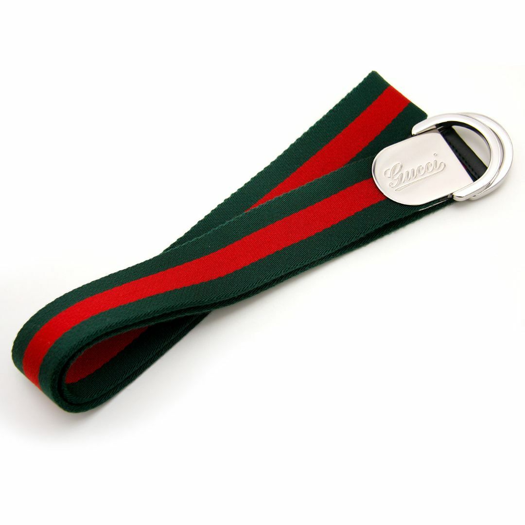 Gucci - 美品 グッチ GUCCI ベルト シェリーライン 189812 グリーン