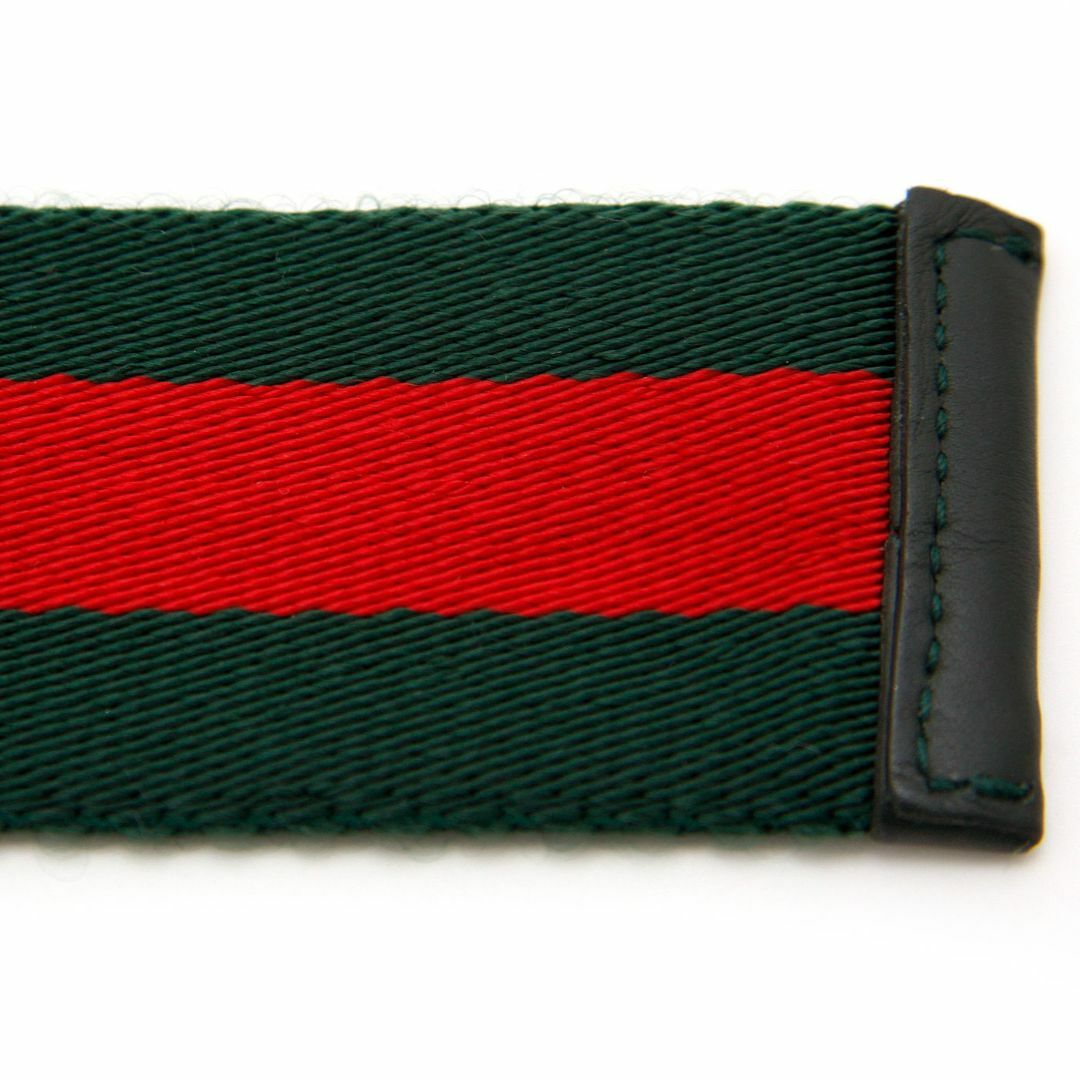 Gucci - 美品 グッチ GUCCI ベルト シェリーライン 189812 グリーン