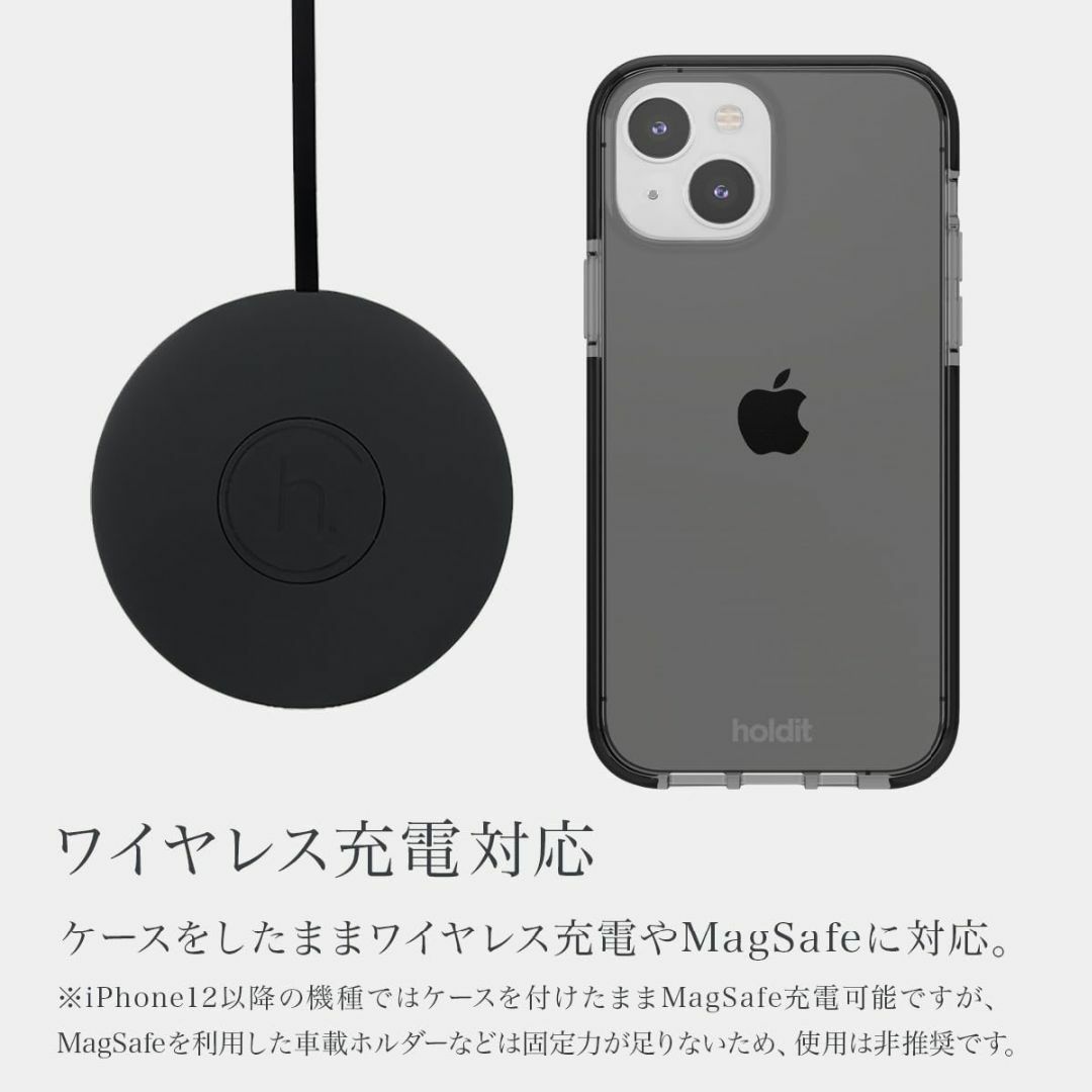 【サイズ:iPhone15_色:スタイリッシュブラック】Holdit iPhon 6