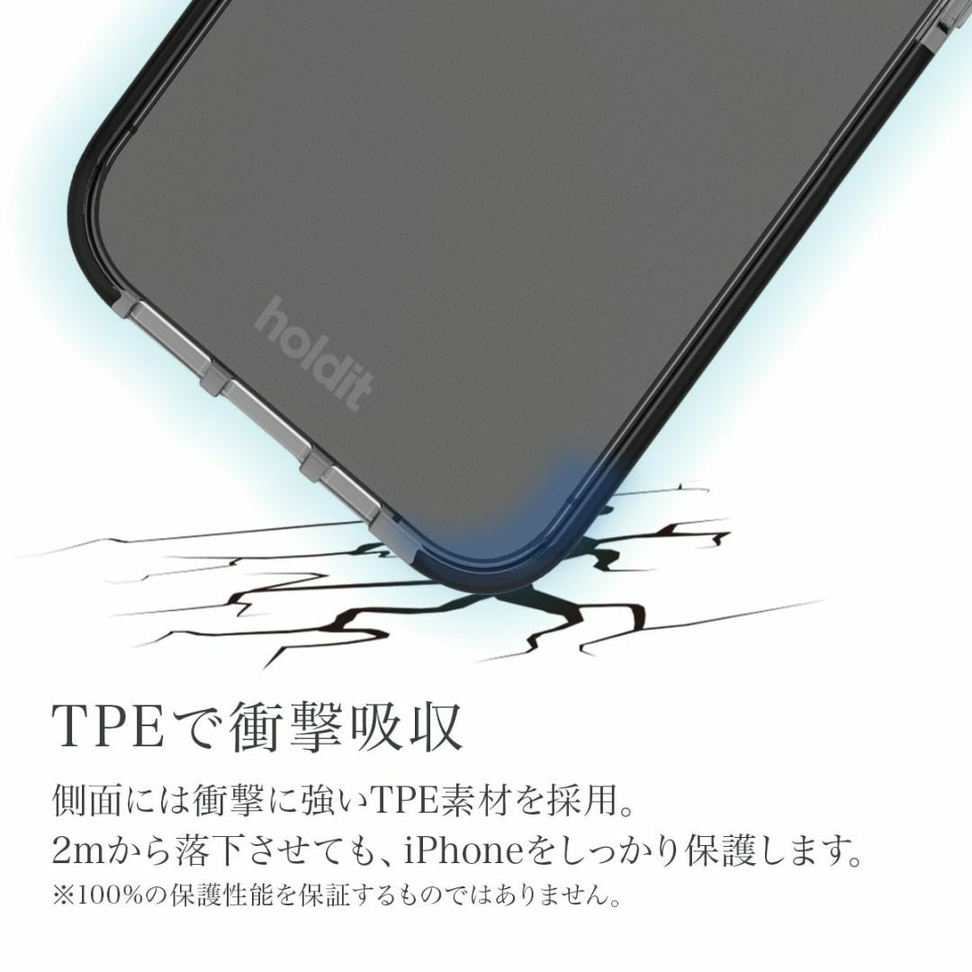 【サイズ:iPhone15_色:スタイリッシュブラック】Holdit iPhon 8