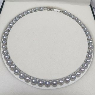 パールネックレス あこや 本真珠 冠婚葬祭 セレモニー silver 刻印の