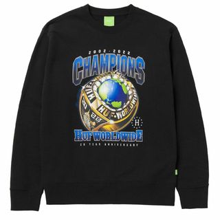 HUF WORLDWIDE 20周年記念 ハフ スウェット ハーフジップ XL-