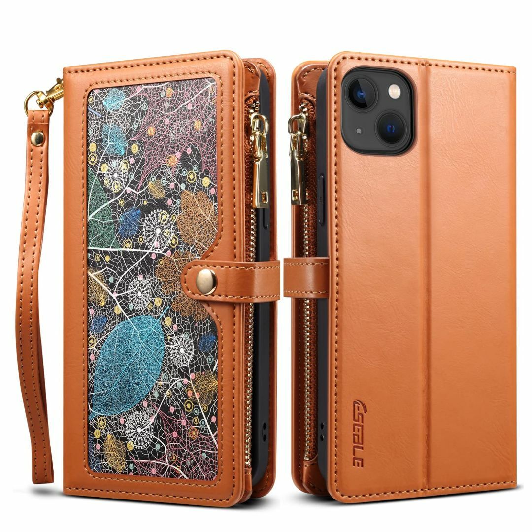 【色:ブラウン_サイズ:iPhone 15 Pro】【TUHUDOO Strap