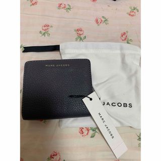 マークジェイコブス(MARC JACOBS)の新品マークジェイコブス二つ折り財布グレーボルドーバイカラーコンパクトウォレット(財布)