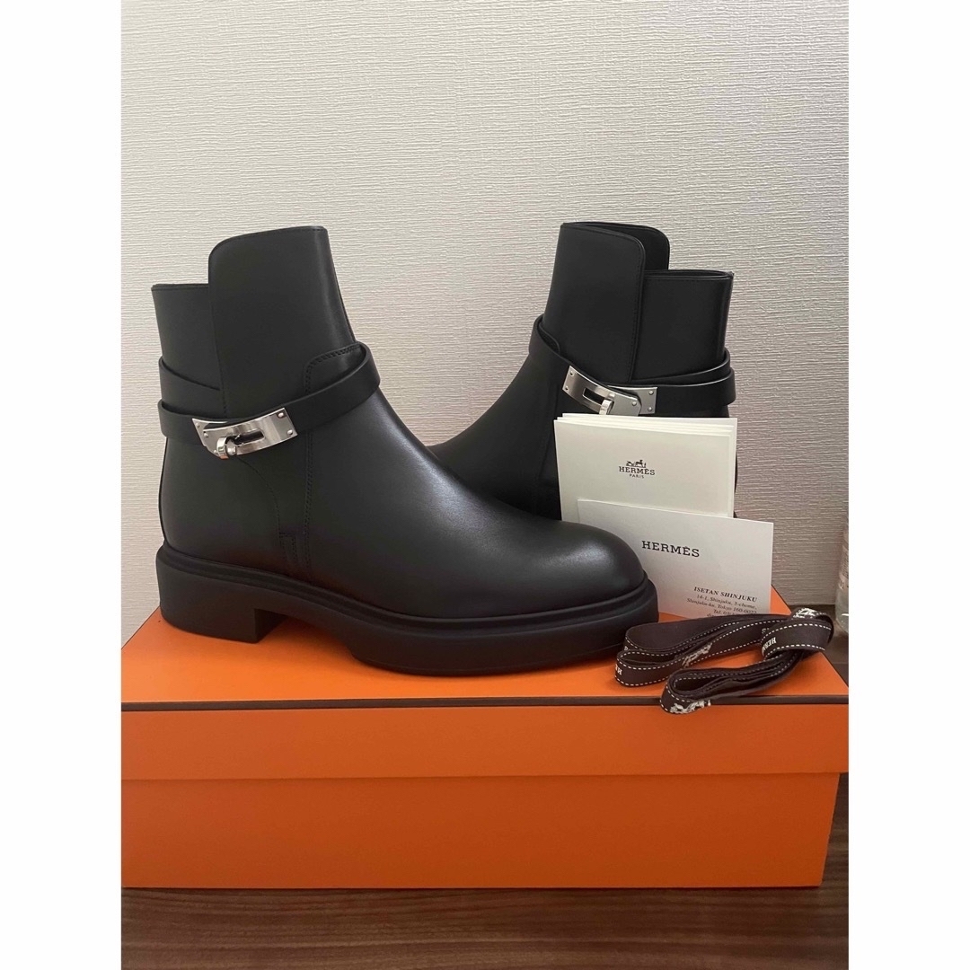 HERMES エルメス ショートブーツ ヴェオHERMES