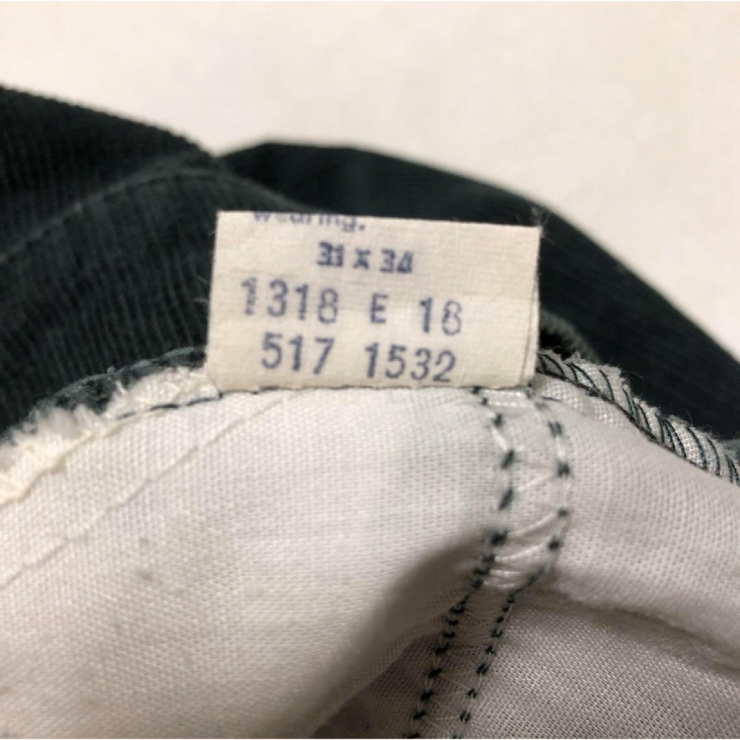 80s Levi's 517 グリーン