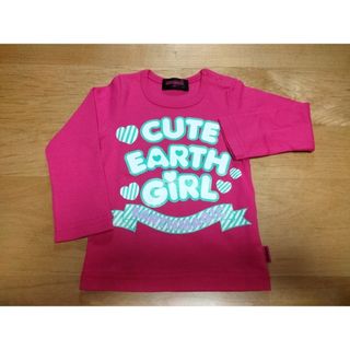 アースマジック(EARTHMAGIC)のアースマジックEARTHMAGIC♡ピンクトップス90(Tシャツ/カットソー)