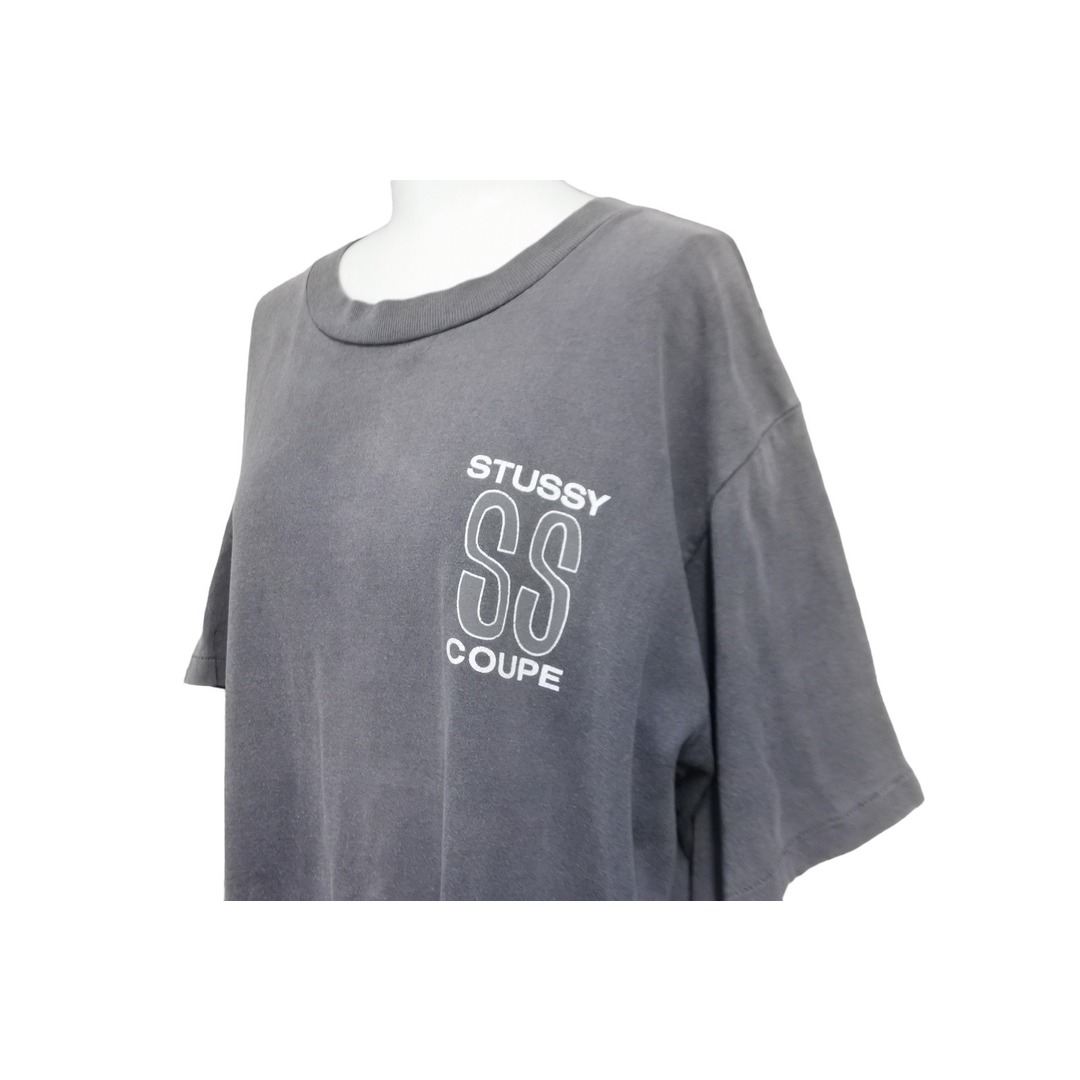 STUSSY ステューシー ヴィンテージ SS COUPE 半袖Ｔシャツ ブラック トップス ロゴ サイズL 中古 55371