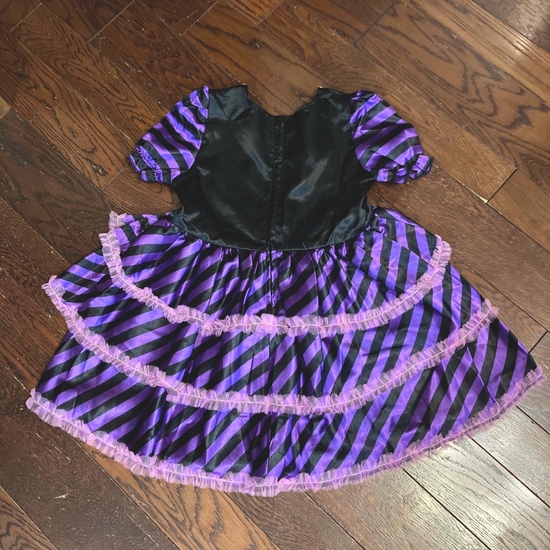 ❤︎ハロウィン❤︎   魔女　女の子　パーティー　ドレス　コスプレ キッズ/ベビー/マタニティのキッズ服女の子用(90cm~)(ワンピース)の商品写真