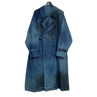 YOKE - YOKE 23ss SPRAY PRINTED TRENCH COAT