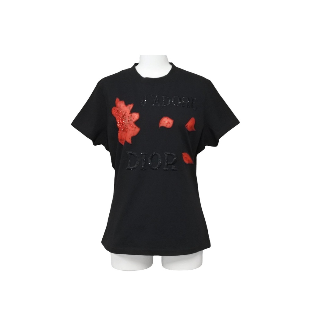 Christian Dior クリスチャンディオール ばら ジョンガリアーノ期 半袖Ｔシャツ 2005年 ロゴ 2H12155026 サイズ44 良品  中古 55301 | フリマアプリ ラクマ