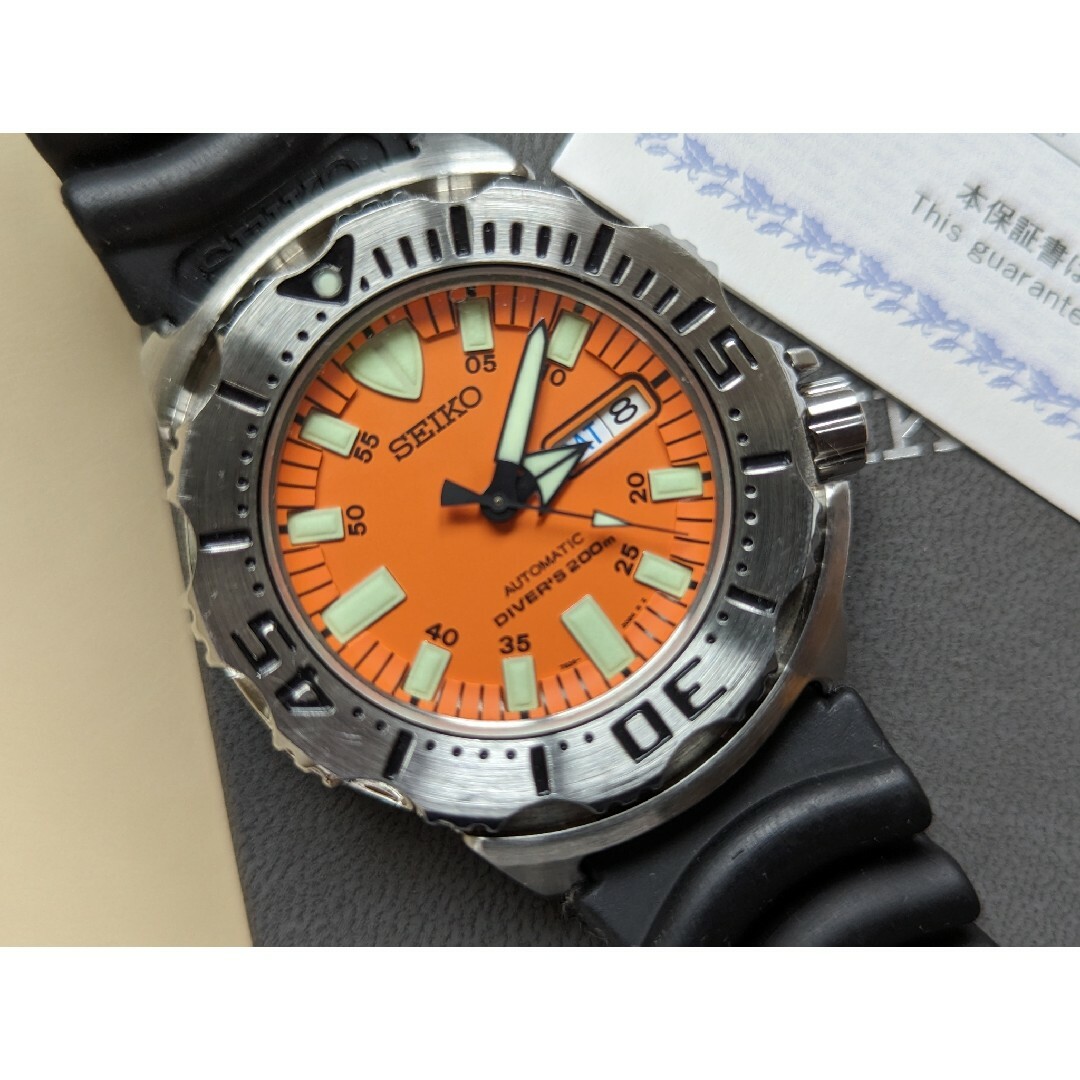 SEIKO - SEIKO セイコー ダイバー 自動巻き オレンジモンスター