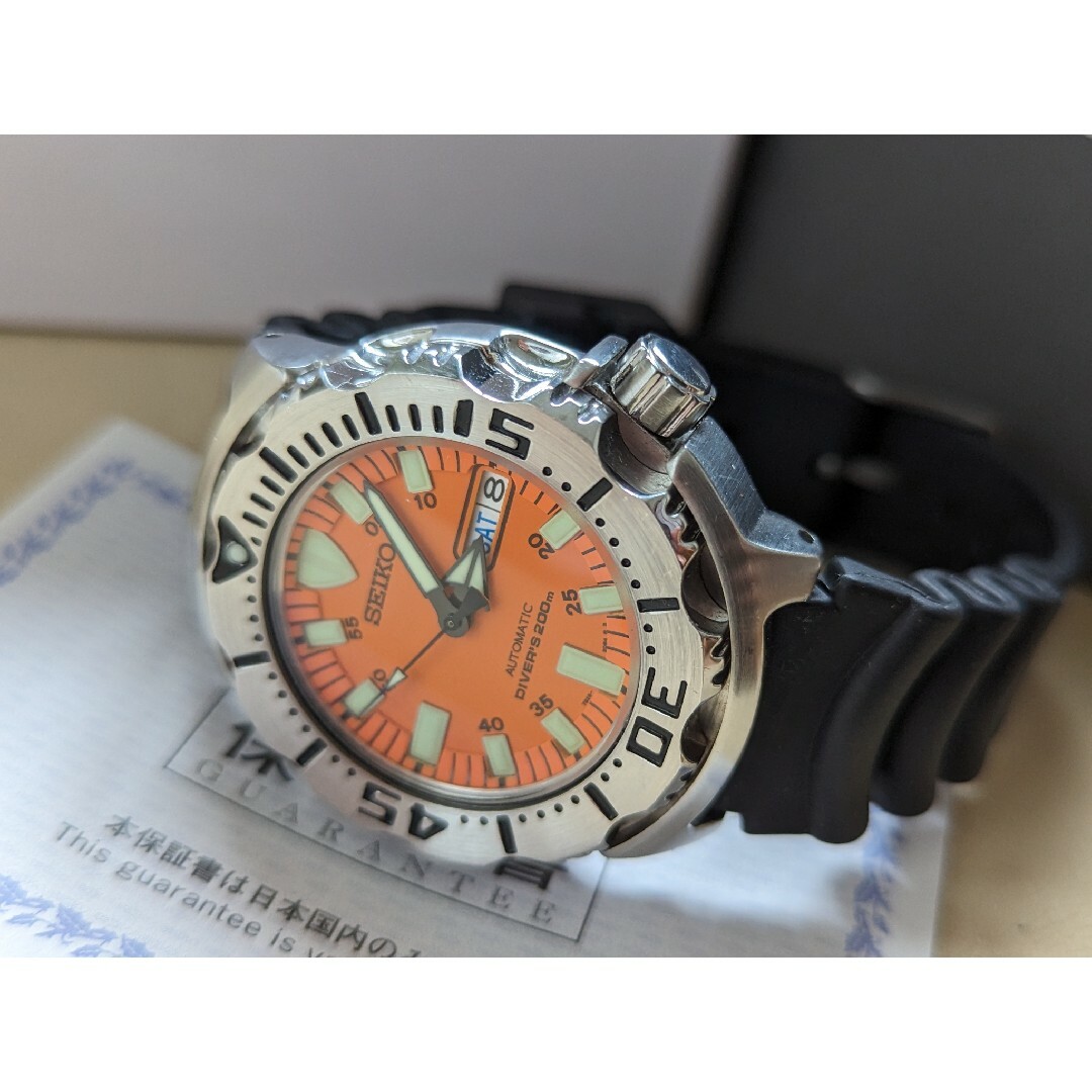 SEIKO - SEIKO セイコー ダイバー 自動巻き オレンジモンスター