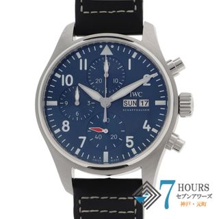 インターナショナルウォッチカンパニー(IWC)の【116597】IWC インターナショナルウォッチカンパニー  IW388101 パイロットウォッチ ブルーダイヤル SS/レザー 自動巻き ギャランティーカード 純正ボックス 腕時計 時計 WATCH メンズ 男性 男 紳士【中古】(腕時計(アナログ))