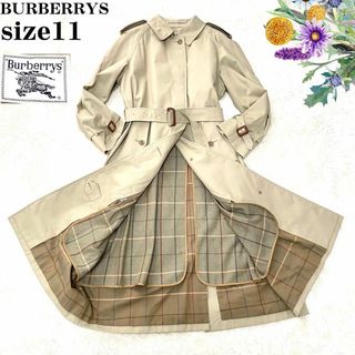 バーバリー(BURBERRY)のバーバリー　ステンカラーコート　ロング　ライナー付　80's　ヴィンテージ(トレンチコート)