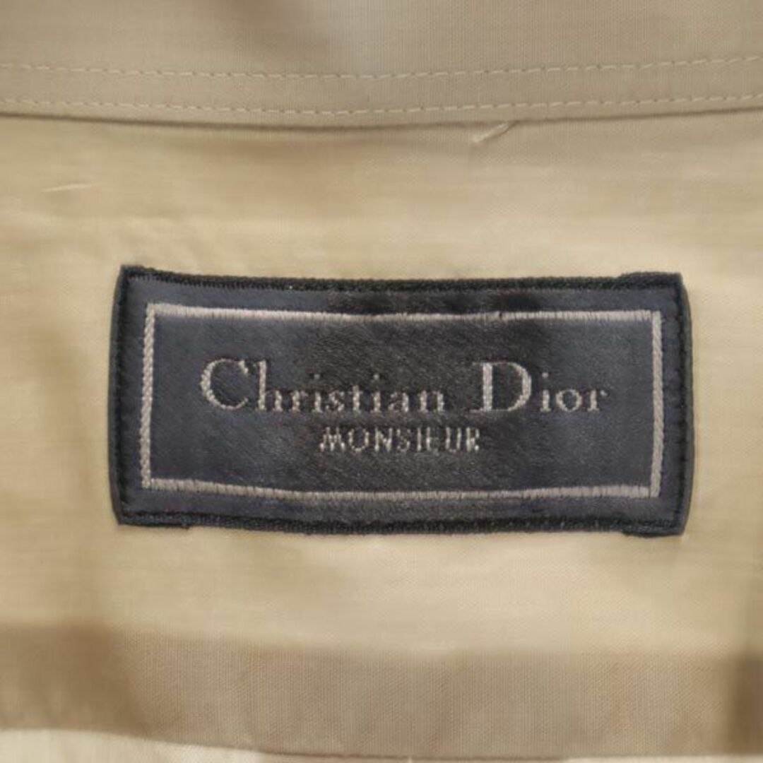 クリスチャンディオール ムッシュ 長袖 シャツ ベージュ Christian Dior MONSIEUR メンズ   【231009】 メール便可