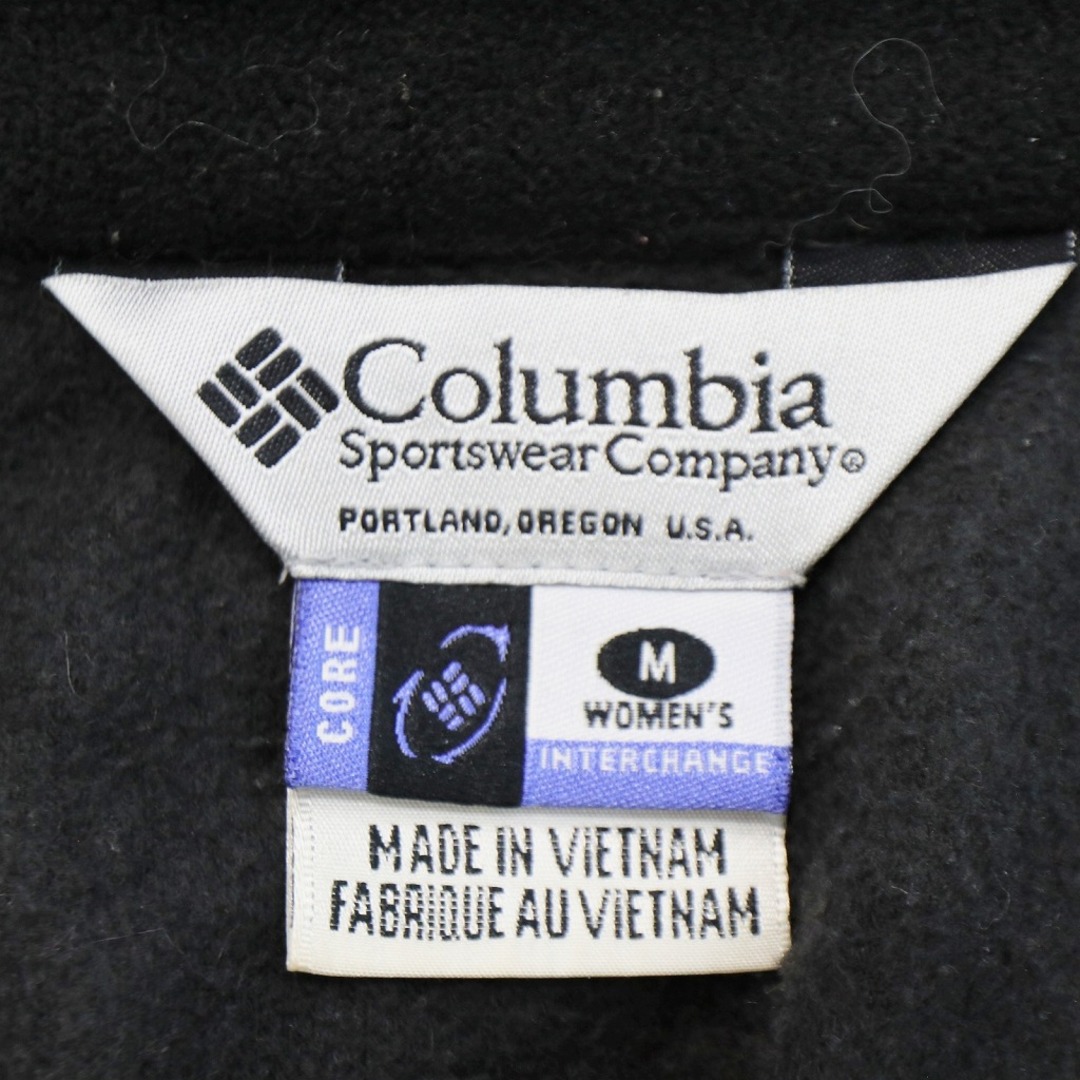 Columbia コロンビア インターチェンジ ライナー フリースジャケット アウトドア キャンプ グレー (レディース M) 中古 古着 O5674