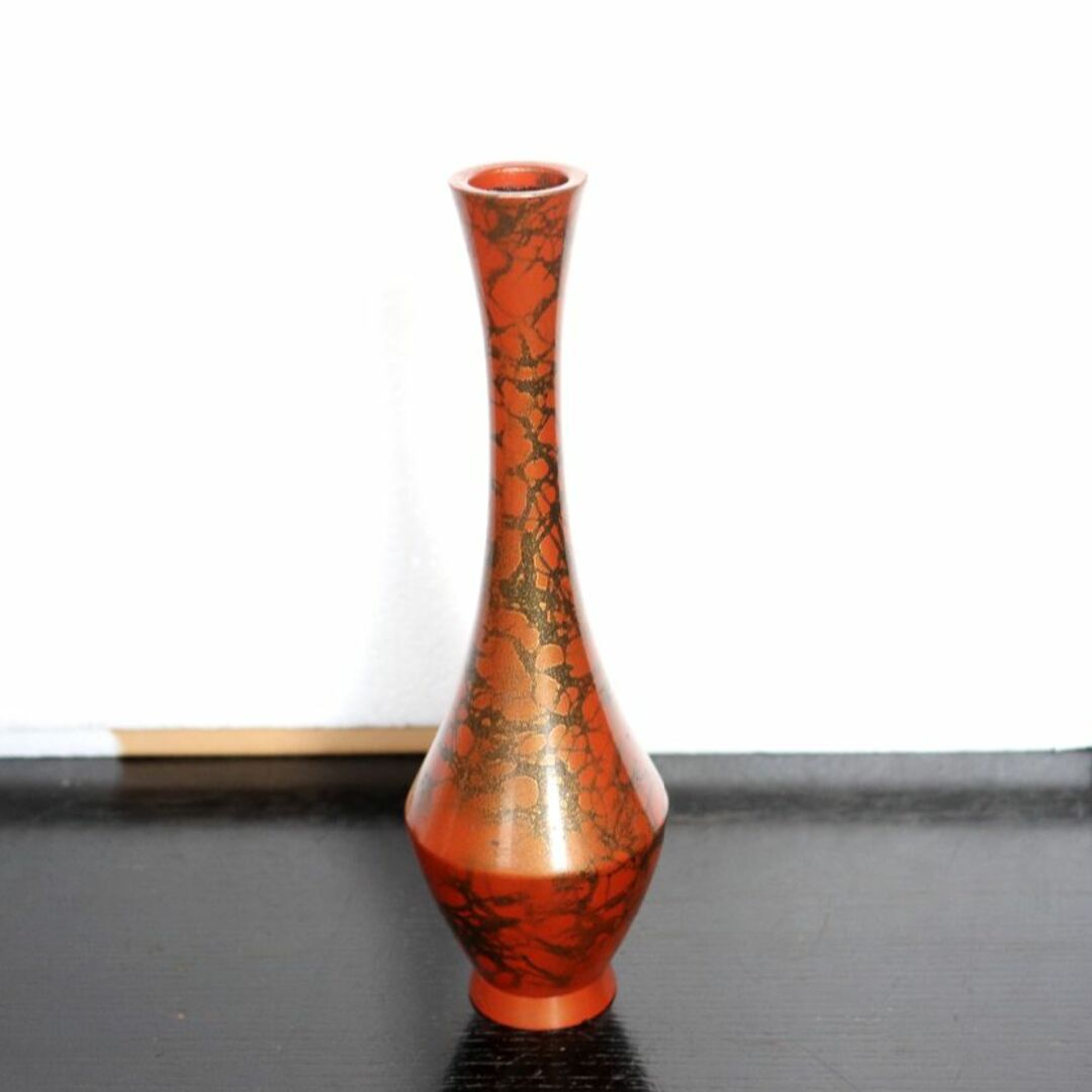 金属製 鶴首花瓶 花入れ 花器 一輪挿し 茶華道具 フラワーベース