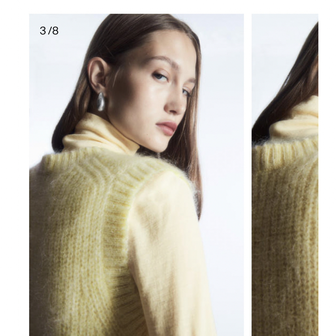COS - 新品タグ付きcos モヘアベスト MOHAIR VEST の通販 by no COS - 新品タグ付きcos モヘアベスト MOHAIR VEST の通販 by no