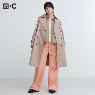 ユニクロ(UNIQLO)のユニクロ　C  コーデュロイワイドパンツ　未使用　　ピンク　完売！(カジュアルパンツ)