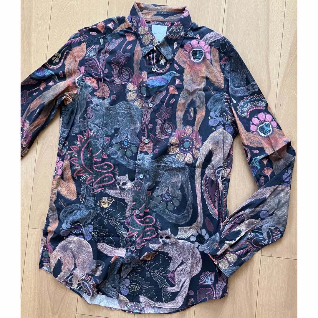 Paul Smith モンキープリントシャツ Lサイズ 17AW | フリマアプリ ラクマ