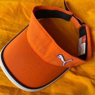 プーマ(PUMA)のPUMA   サンバイザー　オレンジ(その他)