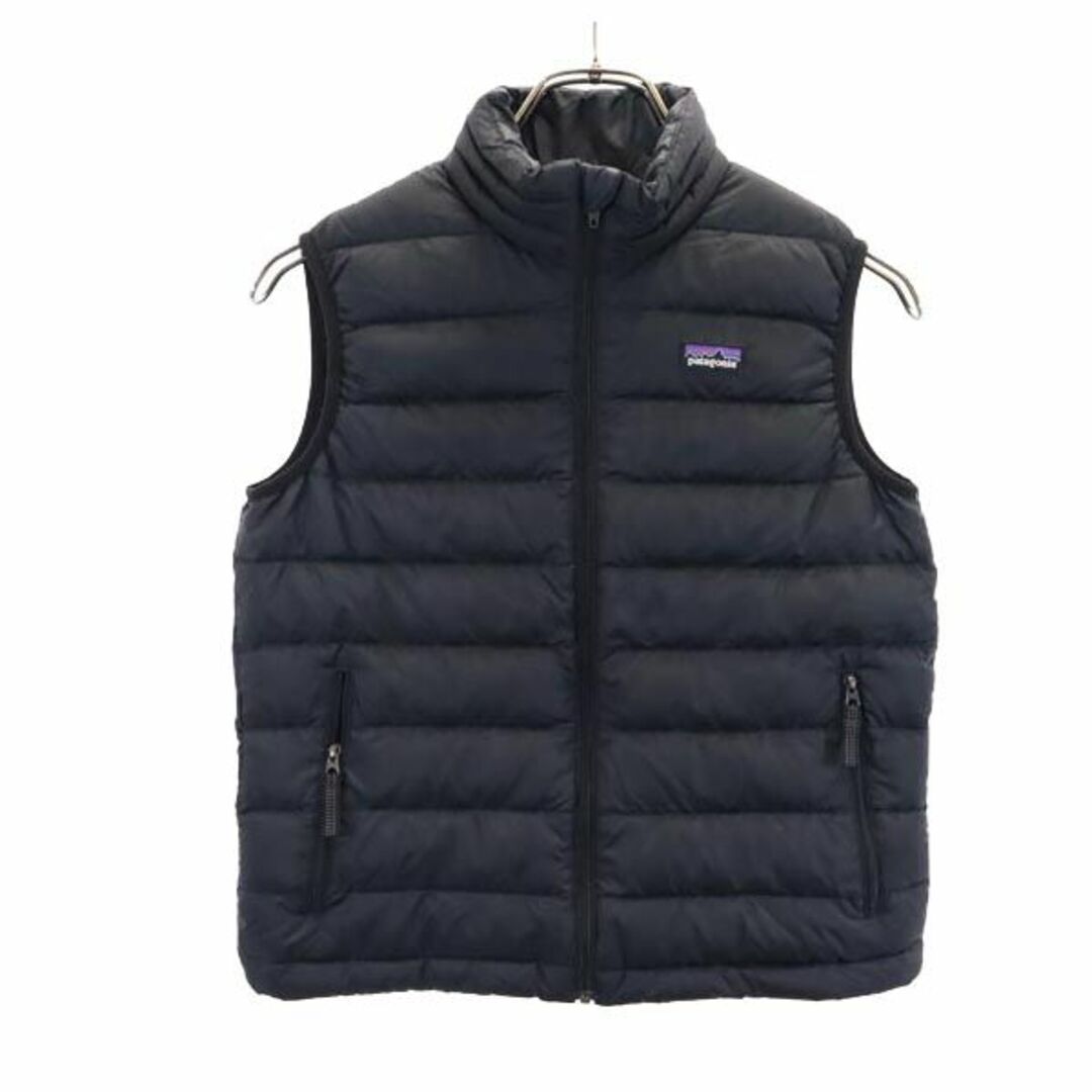 【美品】patagonia ダウンベスト sizeキッズL(12) レディースS