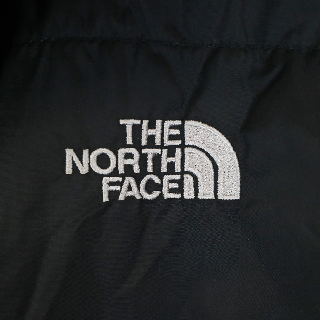 THE NORTH FACE ノースフェイス 中綿ナイロンジャケット 刺繍  アウトドア キャンプ アウター ブラック (メンズ S)   O7906