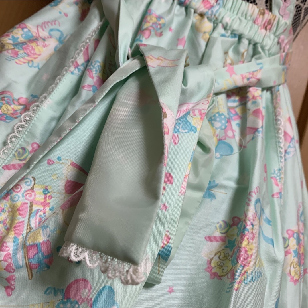 Angelic Pretty(アンジェリックプリティー)のAngelic Pretty エプロン型ジャンパースカート レディースのワンピース(ひざ丈ワンピース)の商品写真